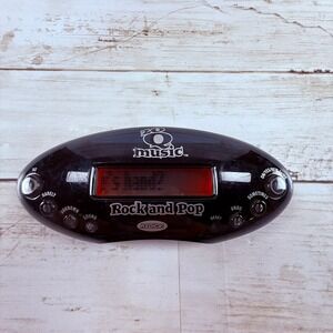 Radica 20Q Music Rock and Pop Handheld Electronic Game 76052 Black 2005 Retro